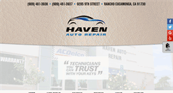 Desktop Screenshot of havenautorepair.com